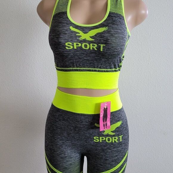 BRAND NEW Biker shorts and sports bra sets - Picture 3 of 16